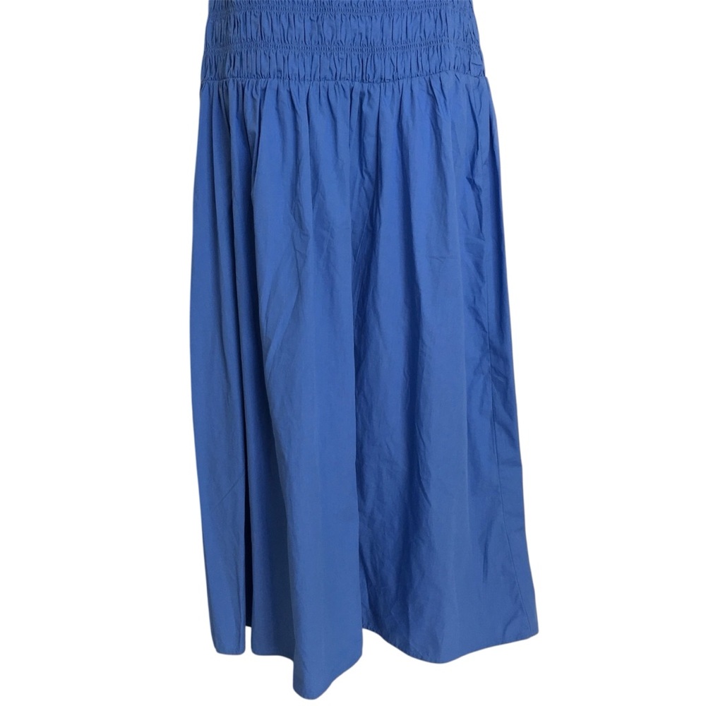 Abercrombie & Fitch Smocked Drop Waist Maxi Dress Puff Sleeve Event Holiday NWT - Picture 6 of 8